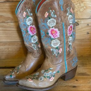 Macy Bean Floral Boots